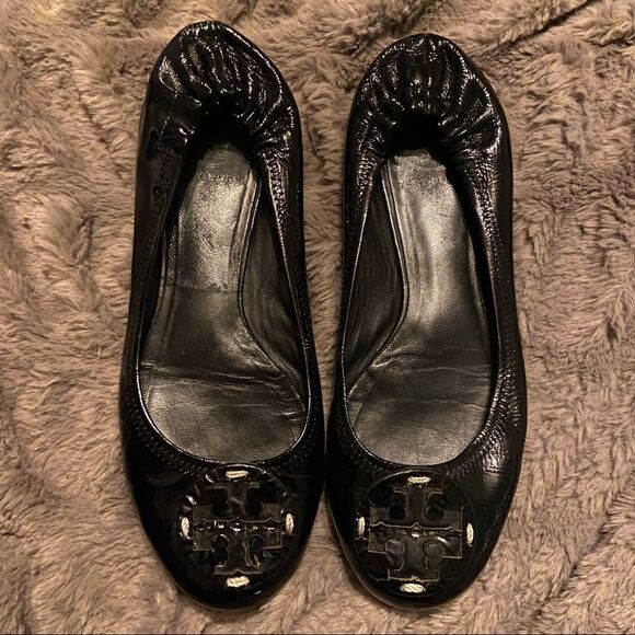 Tory Burch Black Flats - Picture 1 of 6
